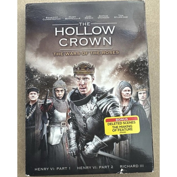 Other - The Hollow Crown‎ Complete Series 3-DVD Set Richard III Henry IV & V